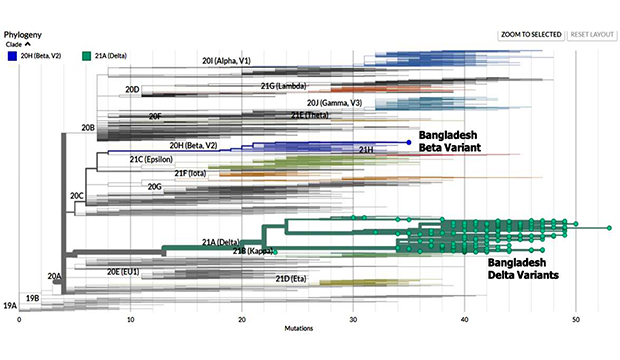 The National Genomic Surveillance initiated to track SARS-CoV-2 variants